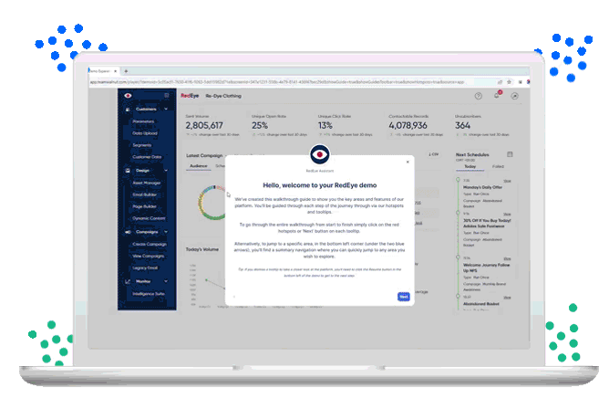 Showing you around the RedEye platform