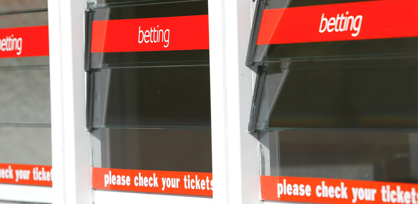 Horse racing betting booths