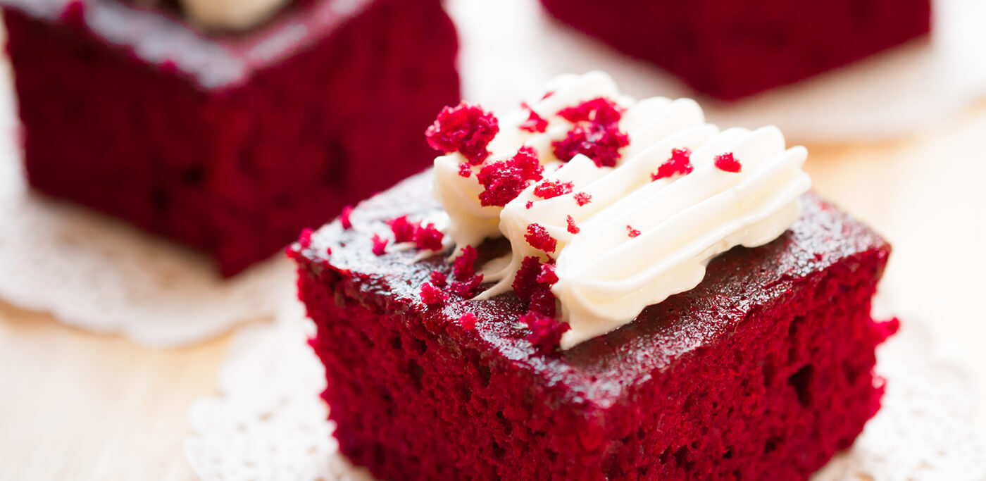Red velvet birthday cake