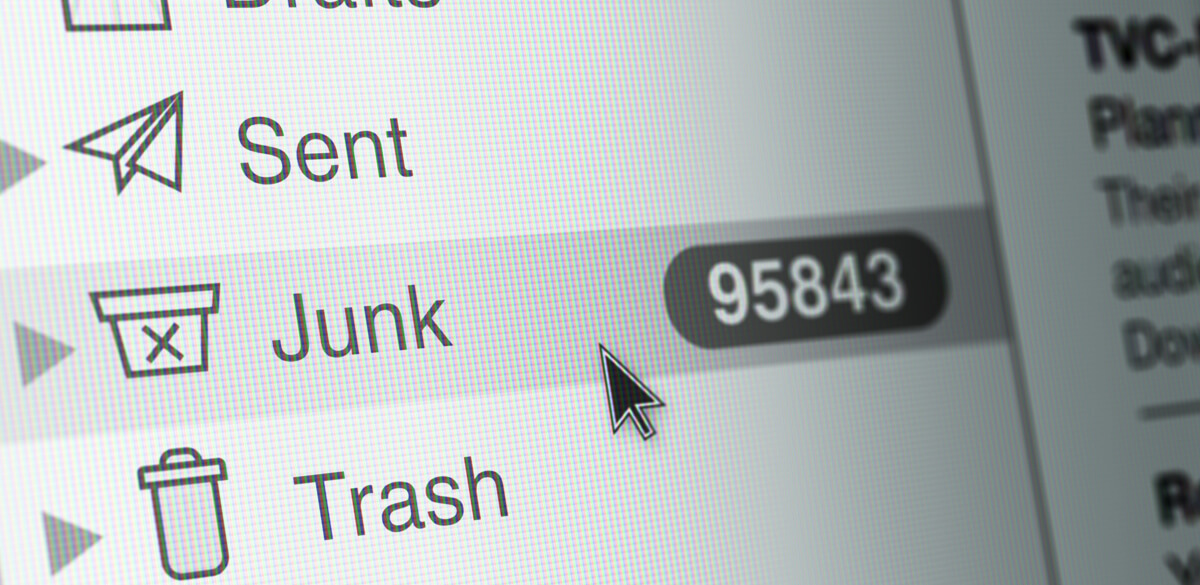 Checking the Spam folder in Gmail