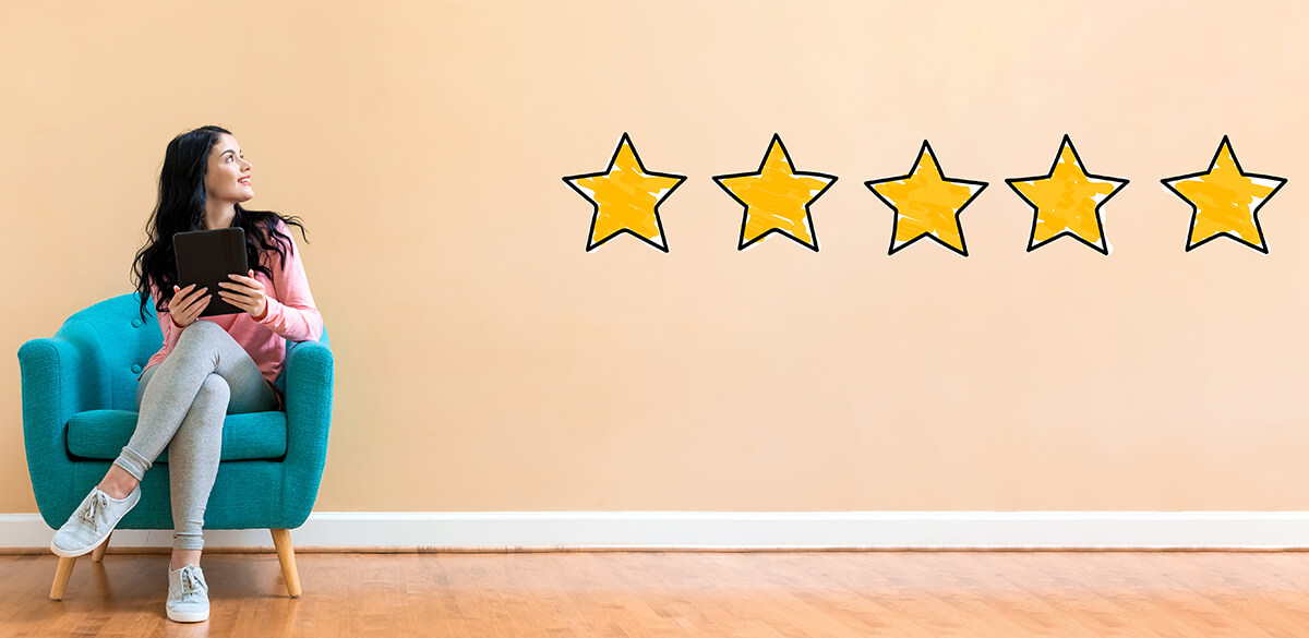 5 star customer rating