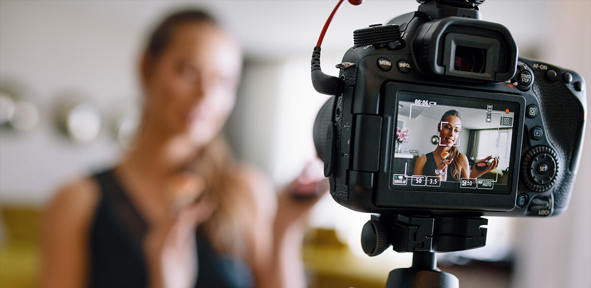 Filming yourself for broadcast