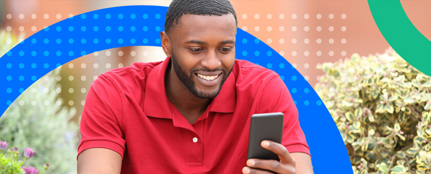 Man checking his emails