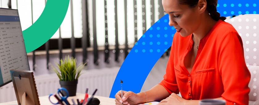 Marketer using customer data