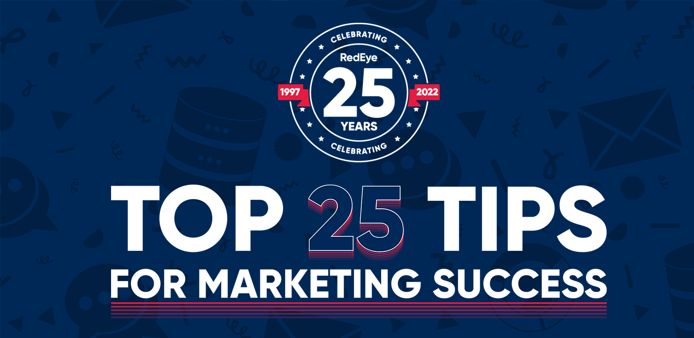 Top 25 tips for email marketers