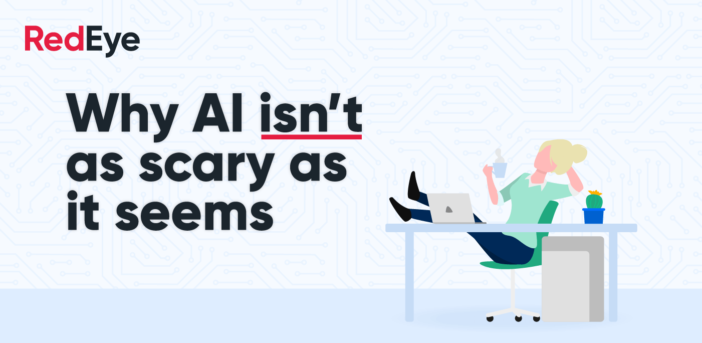 Women with feet up on desk