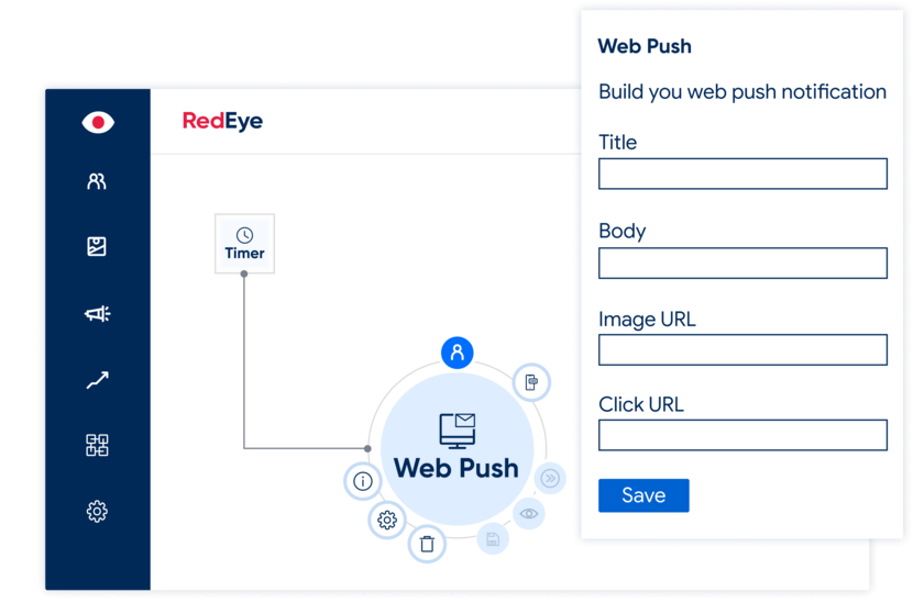 Creating a web push in RedEye