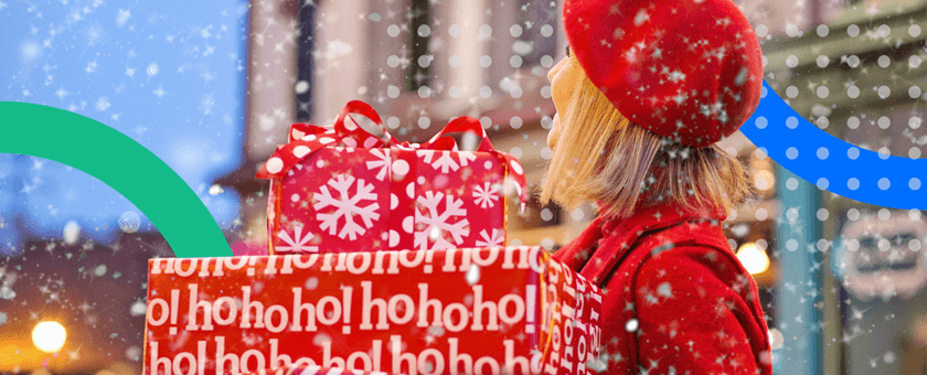 Christmas Shopping in the snow